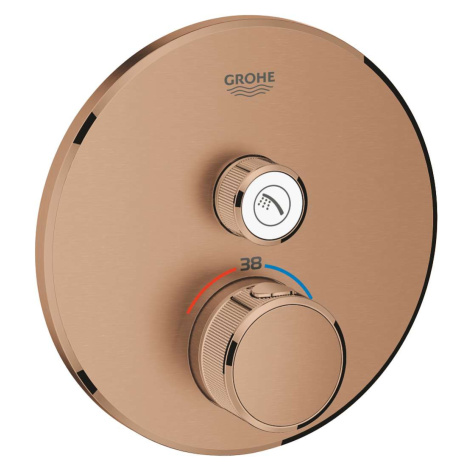 Grohe Grohtherm SmartControl - Termostatická batéria pod omietku, kefovaný Warm Sunset 29118DL0