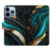Flipové puzdro iSaprio - Dark Paint - iPhone 13 Pro