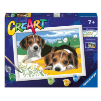 Ravensburger CreArt Šteniatka Jacka Russella