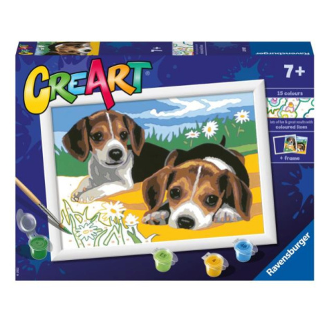 Ravensburger CreArt Šteniatka Jacka Russella