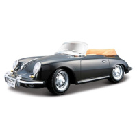 Bburago 1:24 Porsche 356 B Cabriolet Black