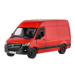 Auto/dodávka Kinsmart Mercedes-Benz Sprinter 1:48 kov/plast 12,5cm na spätné nat. 4barvy 12ks v 