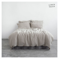 Krémové ľanové obliečky na jednolôžko 135x200 cm - Linen Tales