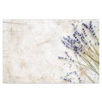 Sklenený obraz 70x50 cm Lavender - Wallity