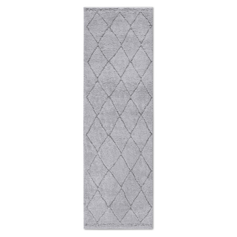 Běhoun Gallery 106082 Light Grey z kolekce Elle - 80x240 cm ELLE Decoration koberce