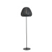 Matne čierna stojacia lampa (výška 162 cm) Finou – Light & Living