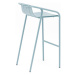 Modré kovové záhradné barové stoličky v súprave 2 ks Fleole – Ezeis