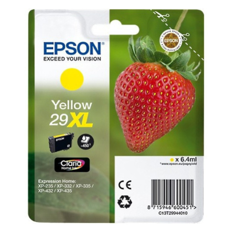 Epson T29944012, T29XL žltá (yellow) originálna cartridge