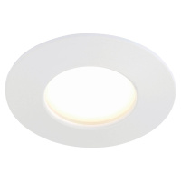 LED vstavané svietidlo Pripevnite stmievanie, biele, IP44
