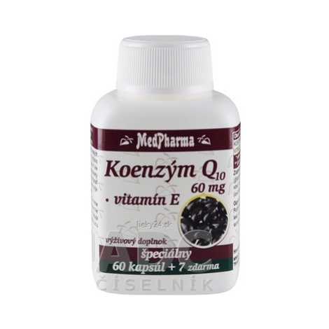 MedPharma KOENZÝM Q10 60 mg + Vitamín E