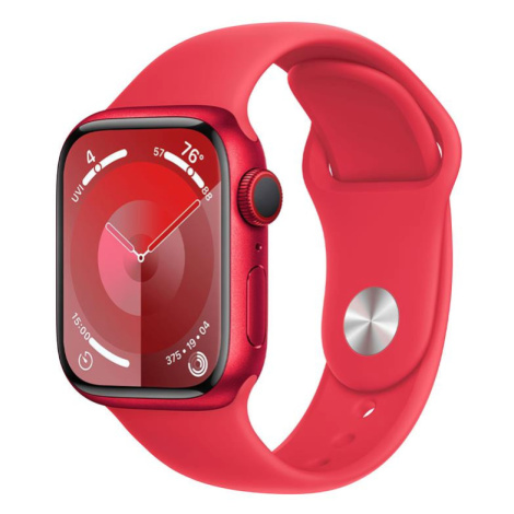 APPLE WATCH SERIES 9 GPS + CELLULAR 45MM (PRDCT)RED ALUM.CASE WITH(PRDCT)RED SPORTBAND-S/M,MRYE3