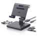 ESR stojan 8-in-1 Portable Stand USB-C Hub - Grey