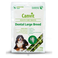 Maškrta Canvit dentálny snack pre veľké plemená psov 250g