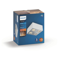 Philips myLiving LED bodové svetlá Box 4-pl. biela