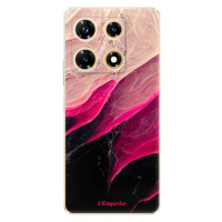 Odolné silikónové puzdro iSaprio - Black and Pink - Infinix Note 30 PRO
