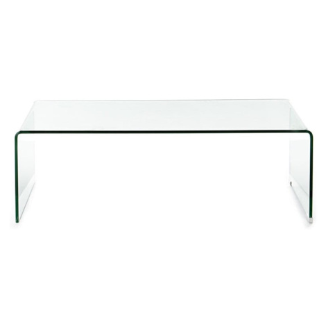 Sklenený konferenčný stolík 55x110 cm Cristal – Tomasucci