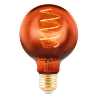 LED globe E27 G80 4W filament 2 000K medená