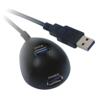 PremiumCord USB 3.0 stolný držiak USB zariadenie MF 1,8m