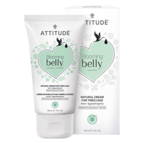 ATTITUDE Prírodný krém na unavené nohy Blooming Belly nielen pre tehotné s mätou 150 ml