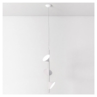Závesné svietidlo Axolight Orchid LED, trojsvetelné biele