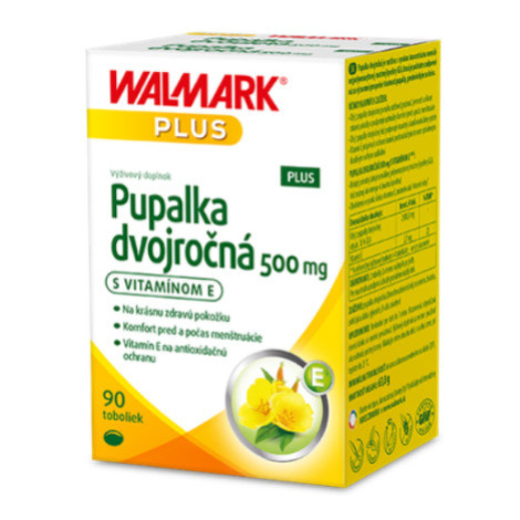 WALMARK Pupalka dvojročná 500 mg s vitamínom E 90 kapsúl