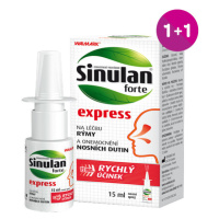 WALMARK Sinulan forte express nosový sprej 15ml 1+1 zadarmo 2 x 15 ml