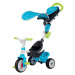 Smoby trojkolka Baby Driver Comfort Blue Smoby s EVA kolieskami modrá 741200