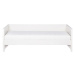 Biela posteľ/sofa WOOOD Nikki, 200 × 90 cm
