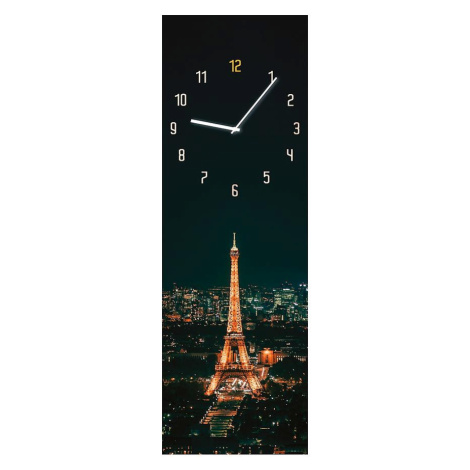 Sklenené hodiny 20X60 PARIS MERKURY MARKET