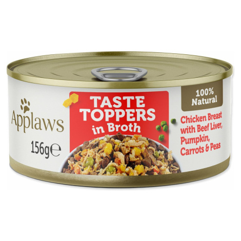 Konzerva Applaws Dog kura, hovädzie a pečienky so zeleninou 156g