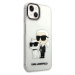 Plastové puzdro Karl Lagerfeld na Apple iPhone 13 KLHCP13MHNKCTGT Translucent Karl and Choupette