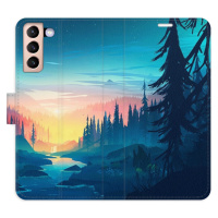 Flipové puzdro iSaprio - Magical Landscape - Samsung Galaxy S21