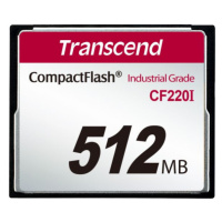 Transcend 512MB INDUSTRIAL TEMP CF220 CF CF (SLC) Fixed disk and UDMA5