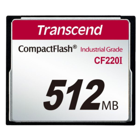 Transcend 512MB INDUSTRIAL TEMP CF220 CF CF (SLC) Fixed disk and UDMA5