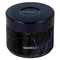 Quokka Antikorová dóza na jedlo Whim Black Marble, 360 ml