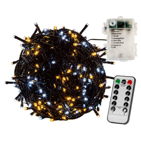 VOLTRONIC Vianočná reťaz 5 m, 50 LED, teple a studeno biela VOLTRONIC®