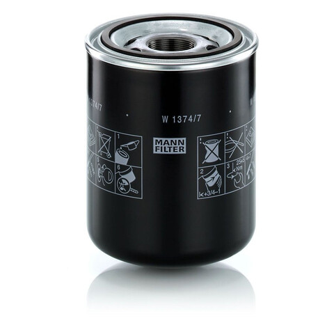 Olejový filter MANN-FILTER W 1374/7