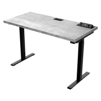 Expedo Polohovací stôl HERTA, 135x65x76-125, beton