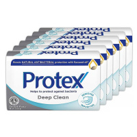 PROTEX Deep Clean Tuhé mydlo s prirodzenou antibakteriálnou ochranou 6 x 90 g