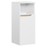 Biela vysoká závesná kúpeľňová skrinka 30x72 cm Set 857 – Pelipal