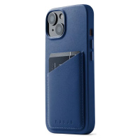 Kryt Mujjo Full Leather Wallet Case for iPhone 14 - Monaco Blue