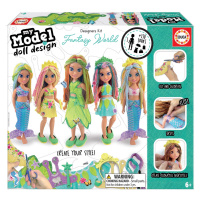 Kreatívne tvorenie My Model Doll Design Fantasy World Educa vyrob si vlastné plážové bábiky 5 mo