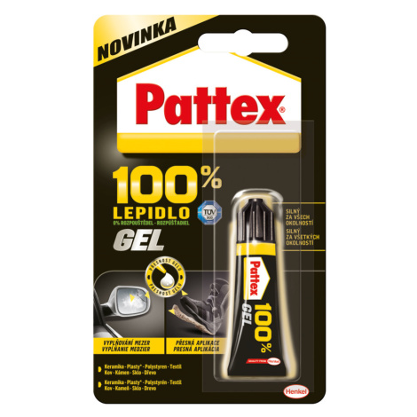 PATTEX 100% GÉL - Univerzálne gélové lepidlo 8 g