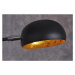 LuxD 16886 Stojanová lampa Qualle čierno-zlatá Stojanové svietidlo