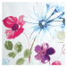 ArtFir Záclona LIRA K  | bordové kvety 140 x 250 cm
