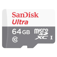 Pamäťová karta SanDisk Ultra MicroSDHC 64GB 100MB/s Class 10 UHS-I, s adaptérom
