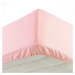 Ružová napínacia plachta jersey 160x200 cm Jersy – douceur d'intérieur