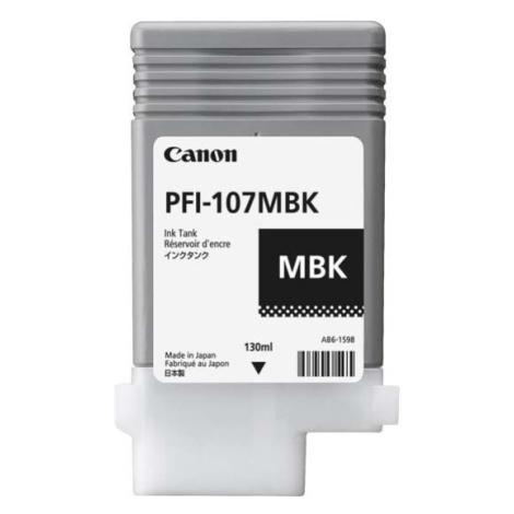 Canon PFI-107MBK, 6704B001 matná čierna (matte black) originálna cartridge