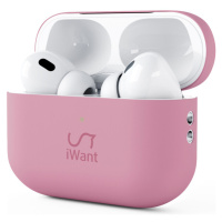 iWant Silicone ochranné puzdro AirPods Pro 2 ružové