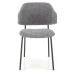 Sconto Jedálenská stolička SCK-497 sivá/čierna
